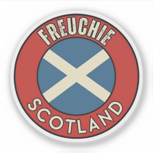 Freuchie, Scotland Sticker (Voorkant)