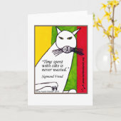 Freud Citaat Kaart (Gele Bloem)