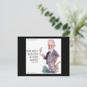 Freud & Citaat over Katten Briefkaart (Staand voorkant)