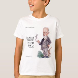 Freud & Citaat Over Katten Jongens T-shirt