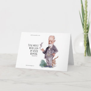 Freud & Citaat over Katten Kaart