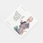 Freud & Citaat over katten papier Servet (Hoek)
