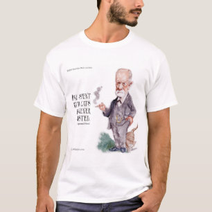 Freud & citaat over katten t-shirt