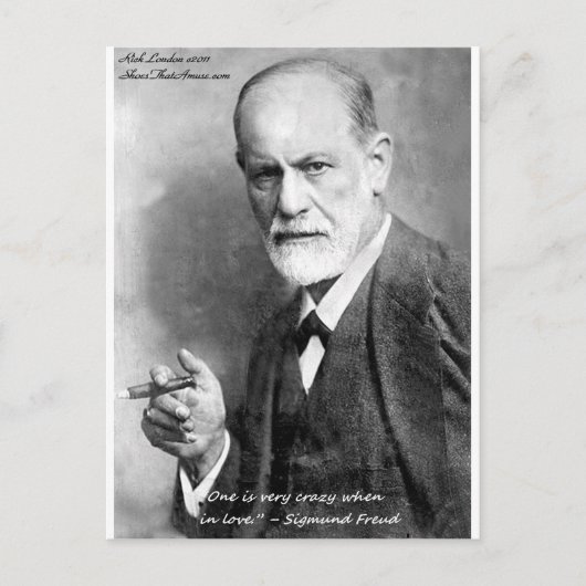 Freud Crazy Lovers Love Quote Gifts Kaarten etc (Voorkant)