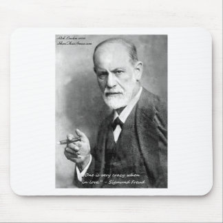 Freud Crazy Lovers Love Quote Gifts Kaarten etc Muismat