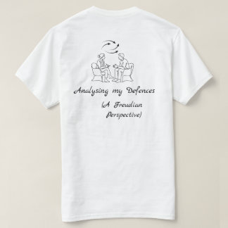 Freud die mijn verdedigingsmechanismen analyseert  t-shirt