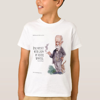 Freud en prijsopgave over kattenbakken t-shirt