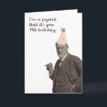 Freud Funny 18th Birthday Psychology Kaart<br><div class="desc">Grappig Sigmund Freud 18e verjaardag voor de psychologisch-georiënteerde kaart.</div>
