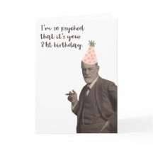 Freud Funny 21st Birthday Psychology