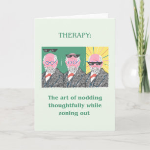 Freud Funny Wenskaart Kaart