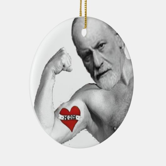 Freud houdt van zijn moeder keramisch ornament (Rechts)