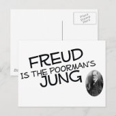 Freud is de poorman's jung briefkaart (Voorkant / Achterkant)