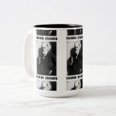 Freud 'Je moeder' - 15oz Coffee Cup Tweekleurige Koffiemok (Voorkant links)