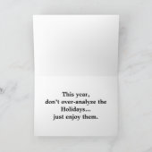 Freud-kaart Feestdagen Kaart (Binnen)