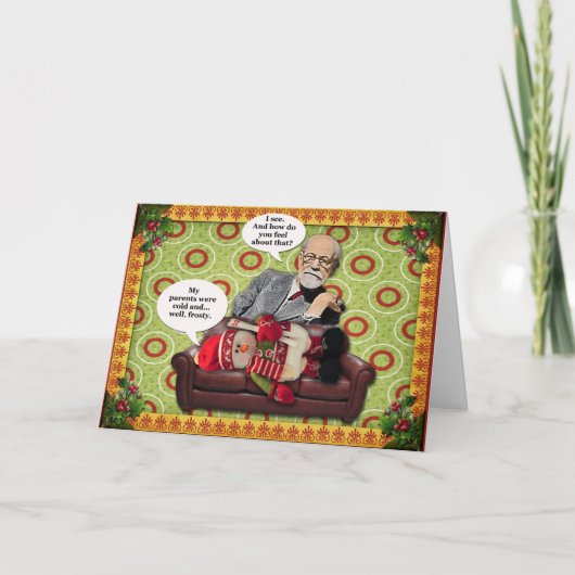 Freud-kaart Feestdagen Kaart (Voorkant)