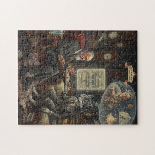 Freud Man-Wolf Puzzel (Horizontaal)