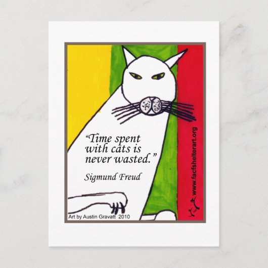 Freud Quote Briefkaart (Voorkant)