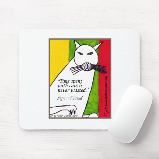 Freud Quote Muismat (Met muis)