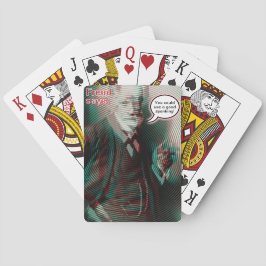 Freud Spanking-spelkaarten Speelkaarten (Achterkant)