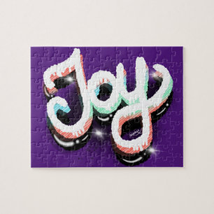 Freude Straatkunst Hand Lettering Legpuzzel