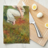 Freuden des Frühlings (von John Collier) Theedoek (Quarter Fold)