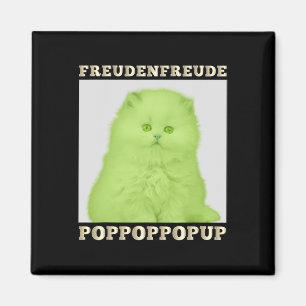 Freudenfreude Poppoppop Up Feline Lover Cat Magneet