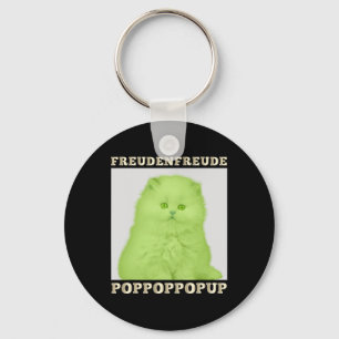 Freudenfreude Poppoppop Up Feline Lover Cat Sleutelhanger
