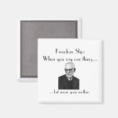 Freudiaanse uitglijder: magneet (Voorkant / Achterkant)