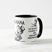 Freudiaanse yo mama grappen - Klampachtig Mok (Voorkant rechts)