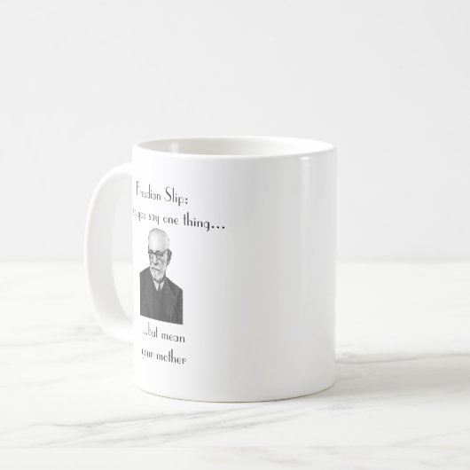 Freudian Slip: Als je één ding zegt... Koffiemok (Voorkant links)
