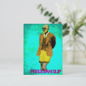Freudian Slip Grunge Pop Art Meme Briefkaart (Staand voorkant)