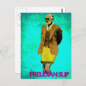 Freudian Slip Grunge Pop Art Meme Briefkaart (Voorkant / Achterkant)