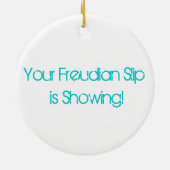 Freudian Slip Grunge Pop Art Meme Keramisch Ornament (Achterkant)