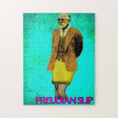 Freudian Slip Grunge Pop Art Meme Legpuzzel (Verticaal)