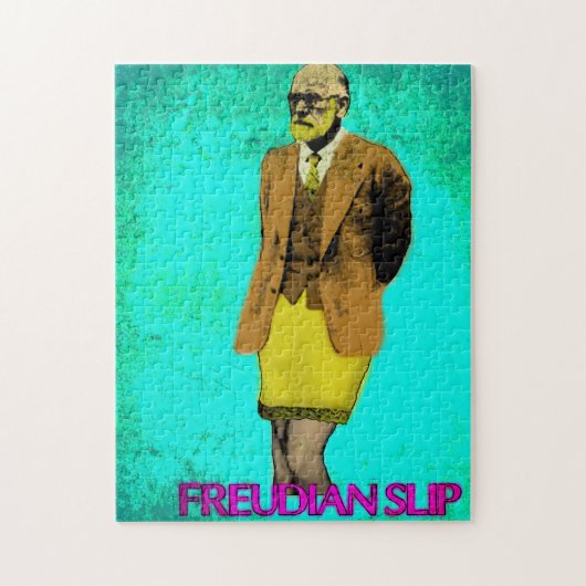 Freudian Slip Grunge Pop Art Meme Legpuzzel (Verticaal)