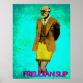 Freudian Slip Grunge Pop Art Meme Poster (Voorkant)
