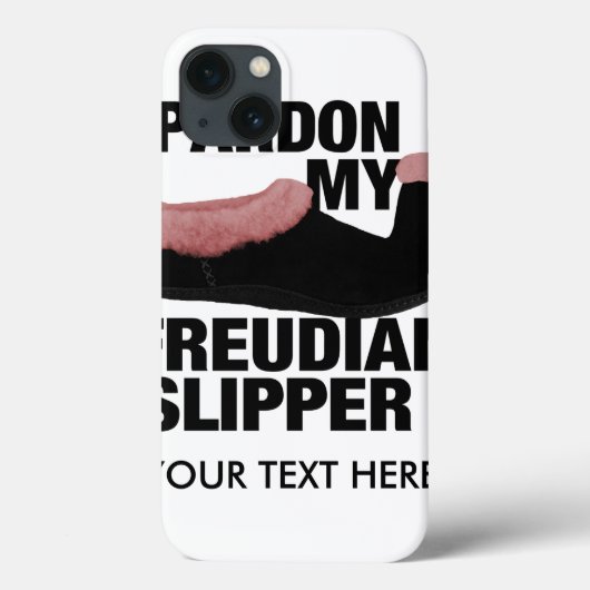 Freudian Slipper aangepaste iPad-draagtas Case-Mate iPhone Case (Achterkant)