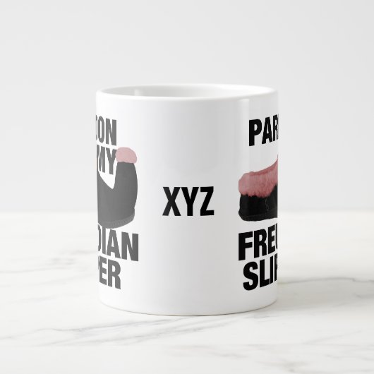 Freudian Slipper aangepaste mok (Voorkant)