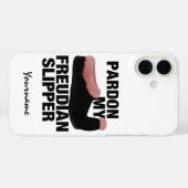 Freudian Slipper aangepaste monogram Case-Mate iPhone Case (Achterkant (horizontaal))