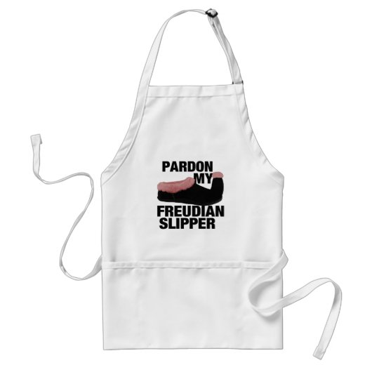 Freudian Slipper aprons Standaard Schort (Voorkant)