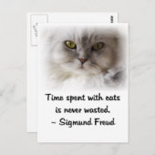 Freud's kat briefkaart (Voorkant / Achterkant)