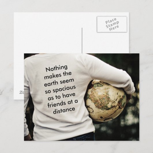 Freunde in der Ferne Briefkaart (Voorkant / Achterkant)