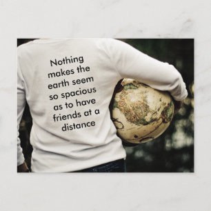 Freunde in der Ferne Briefkaart