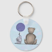 freunde Postkarte Sleutelhanger (Achterkant)