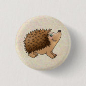freundlicher Igel Ronde Button 3,2 Cm (Voorkant)