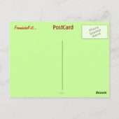 Freundschaft ist... briefkaart (Achterkant)