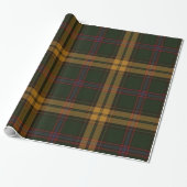 Frew (Hunting) Tartan Wrapping Paper Cadeaupapier (Uitgerold)