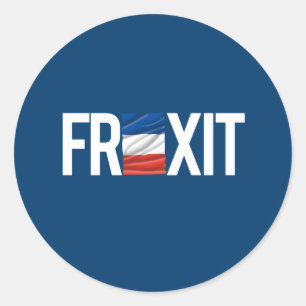 FREXIT — RONDE STICKER