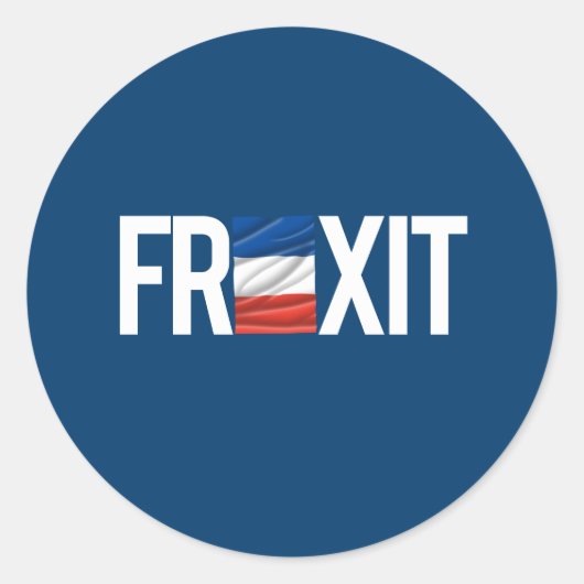 FREXIT — RONDE STICKER (Voorkant)