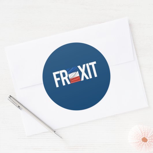 FREXIT — RONDE STICKER (Envelop)